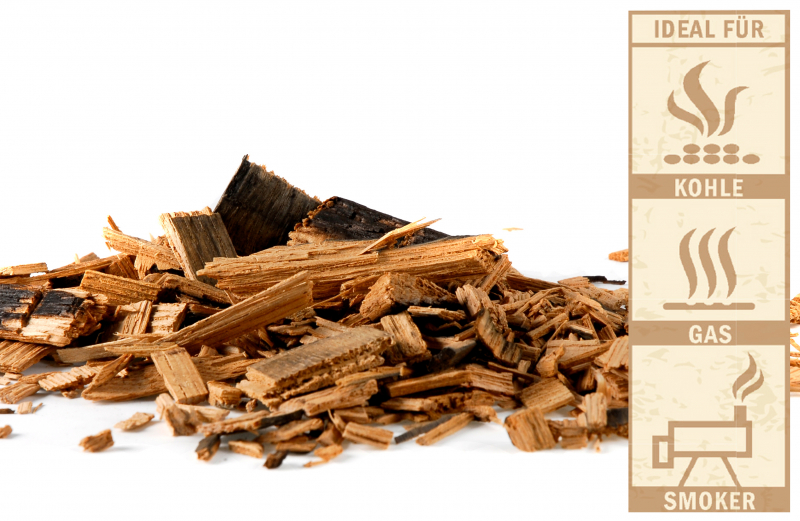 Räucherchips,  BBQ Wood Chips BOURBON von Mr. BBQ®